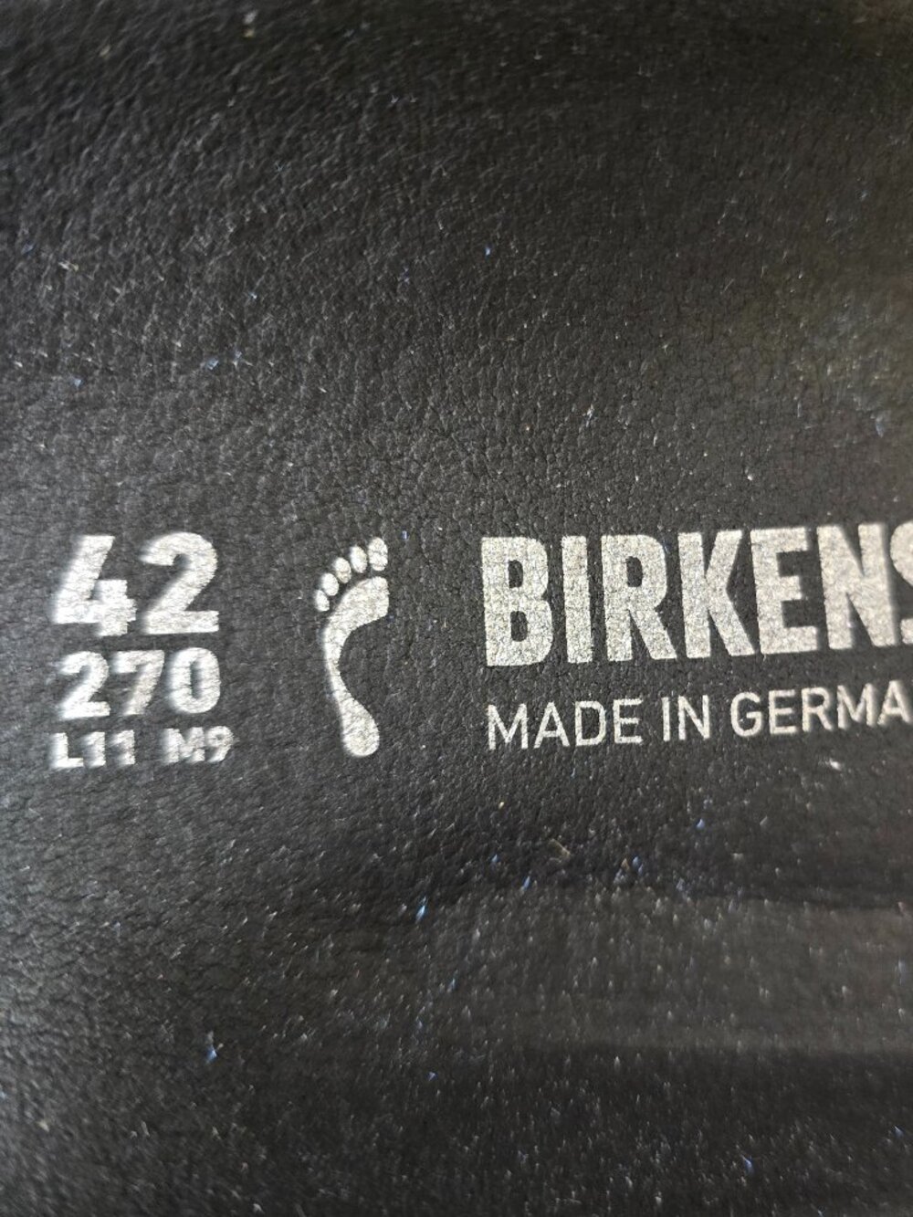 Birkenstock Women's Brilliant Blue Velvet Arizona Rivet Logo Sandals Size 42 NWT - Picture 8 of 9